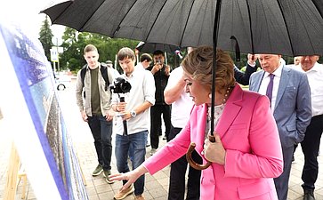 В ходе рабочей поездки Валентина Матвиенко посетила Конгресс-центр «Россия»