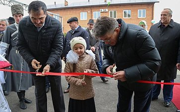 Члены делегации Совета Федерации приняли участие открытии комбинат детского питания в Ингушетии
