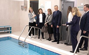Сенаторы посетили Центр физкультурной и спортивной работы «Олимпия» Тюменского муниципального района