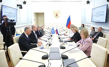 Встреча заместителя Председателя Совета Федерации Инны Святенко с директором Европейского регионального бюро Всемирной организации здравоохранения