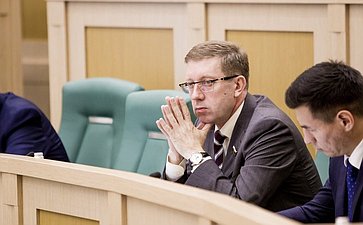 Алексей Майоров на 358 заседании Совета Федерации
