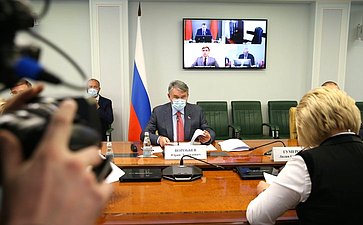 Совместное заседание российского и белорусского организационных комитетов VII Форума регионов Беларуси и России в формате видеоконференции