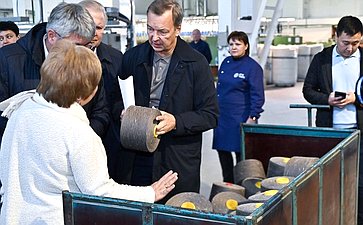 Сенаторы посетили Байкальский текстильный комбинат и ряд производителей продукции из шерсти