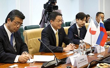 Встреча Д. Мезенцева с членом Палаты советников Парламента Японии Г. Хасэгава