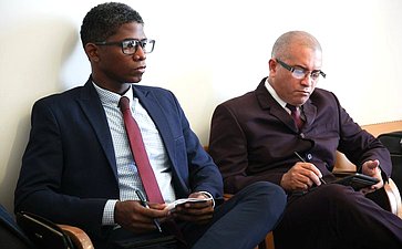 Встреча Председателя Совета Федерации Валентины Матвиенко с Председателем Национальной ассамблеи народной власти и Государственного Совета Республики Куба Эстебаном Ласо Эрнандесом
