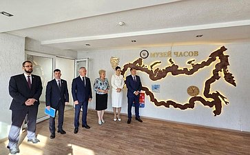 Ольга Бас приняла участие в торжественном открытии музея часов в стенах Совета городского округа Луганска