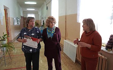 Нина Куликовских встретилась с педагогами Каснянской общеобразовательной школы