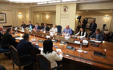 Встреча Председателя СФ Валентины Матвиенко со Спикером Законодательной палаты Олий Мажлиса Республики Узбекистан