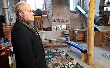 Сергей Мартынов в селе Илеть посетил храм Покрова пресвятой богородицы, требующий реконструкции
