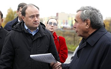 Сенаторы осмотрели площадки, отведенные под реализацию проектов комплексного развития территории и Церковь Иоанна Предтечи в Толчкове