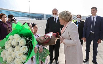 Рабочий визит делегации Совета Федерации во главе с Валентиной Матвиенко в Туркменистан