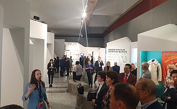 Баир Жамсуев и Сергей Михайлов приняли участие в открытии музейной экспозиции, посвященной подвигу Забайкальского фронта