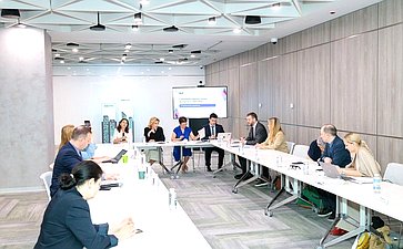 Заместитель Председателя СФ Инна Святенко провела первое очное заседание рабочей группы «Социальные проекты» Экспертного совета Агентства стратегических инициатив