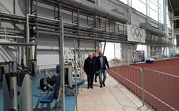 Сергей Мартынов в ходе поездки в регион встретился в легкоатлетическом манеже «Арена Марий Эл» с руководством региональной Федерации футбола