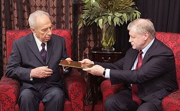 Рабочий  визит   Председателя  Совета Федерации Сергея  Миронова  в Государство  Израиль.