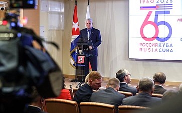 Председатель Совета Федерации Валентина Матвиенко, Президент Кубы Мигель Марио Диас-Канель и Председатель Московской городской Думы Алексей Шапошников открыли фотовыставку, посвящённую 65-летию восстановления российско-кубинских дипломатических отношений