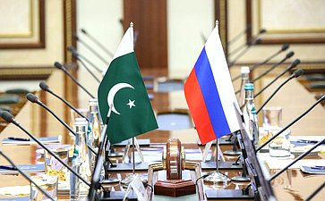 Встреча заместителя Председателя Совета Федерации Константина Косачева с Чрезвычайным и Полномочным Послом Исламской Республики Пакистан в Российской Федерации Файсалом Ниаз ом Тирмизи