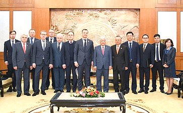 Рабочий визит делегации Совета Федерации во главе с первым заместителем Председателя СФ Андреем Яцкиным во Вьетнам