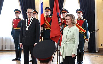 Торжественная церемония награждения детей Москвы медалью Совета Федерации «За проявленное мужество»