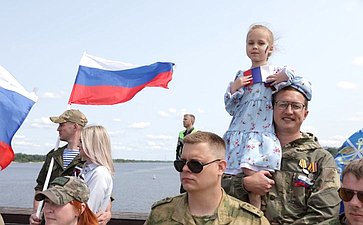 Ольга Щетинина приняла участие в патриотической акции, приуроченной ко Дню России