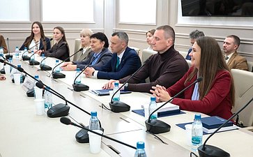 Встречи сенаторов Российской Федерации с делегацией Аппарата Народного Совета Луганской Народной Республики
