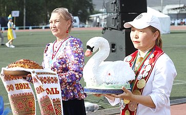 Баир Жамсуев принял участие в культурно-спортивном празднике «Зунай наадан – 2025»
