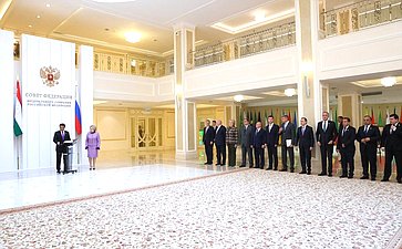 Валентина Матвиенко обсудила с Председателем Маджлиси милли Маджлиси Оли Республики Таджикистан Рустами Эмомали