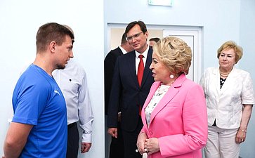 В ходе рабочей поездки Валентина Матвиенко посетила спортивный объект «Дворец спорта «Арена Кисловодск»