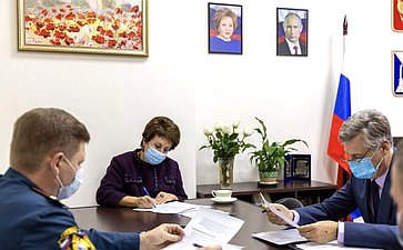 Екатерина Алтабаева провела рабочую встречу с руководителями севастопольских подразделений органов принудительного исполнения, государственной противопожарной службы МЧС и таможенных органов РФ
