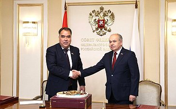 25 ноября 2020 года. Подписание плана сотрудничества между СФ и Маджлиси милли Маджлиси Оли Республики Таджикистан