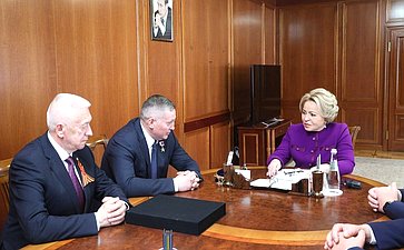 Валентина Матвиенко провела встречу с руководством Волгоградской области