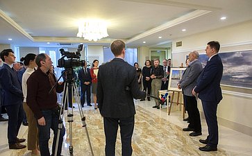 Открытие выставки «Пастель» петербургского художника С. Усика в Совете Федерации