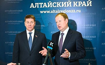 Выездное заседание в Барнауле, посвящённое вопросам реализации Постановления Совета Федерации «О государственной поддержке социально-экономического развития Алтайского края», принятого по итогам Дней Алтайского края в СФ в сентябре 2024 года