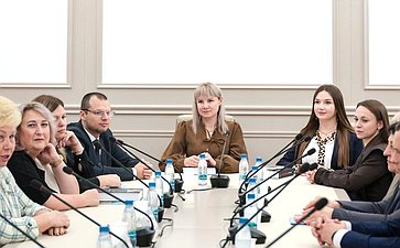 Встречи сенаторов Российской Федерации с делегацией Аппарата Народного Совета Луганской Народной Республики
