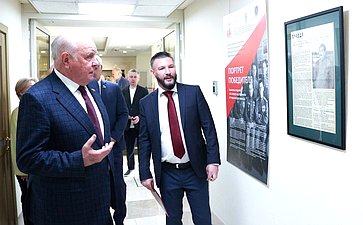 В Совете Федерации открылась фотовыставка «ПОРТРЕТ ПОБЕДИТЕЛЯ. Кавалеры медали «За победу над Японией» от рядового до генерала»