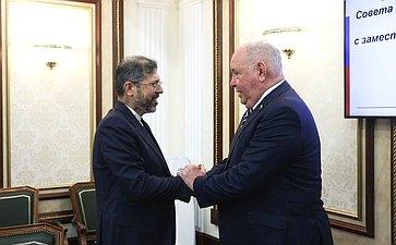 Встреча Григория Карасина с заместителем Министра иностранных дел Исламской Республики Иран