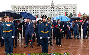 Марина Сидухина приняла участие в мероприятиях, приуроченных ко Дню памяти и скорби