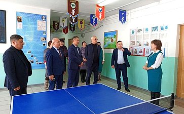 Баир Жамсуев в ходе рабочей поездки в регион посетил Дульдургинский район