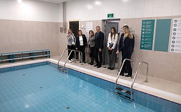 Сенаторы посетили Центр физкультурной и спортивной работы «Олимпия» Тюменского муниципального района