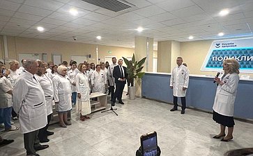 Анатолий Артамонов принял участие в открытии новой детско-взрослой поликлиники в Калуге
