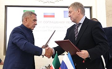 Сергей Рябухин принял участие во встрече в Ульяновске с делегацией из Татарстана