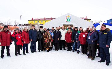 В. Тюльпанов принял участие в организации соревнований и награждении победителей кросса снегоходов в Нарьян-Маре