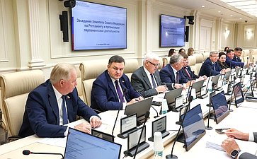 Заседание Комитета Совета Федерации по Регламенту и организации парламентской деятельности