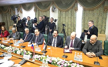 Встреча К. Косачева с наблюдателями от парламента Сирии