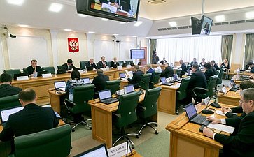 На заседании Комитета Совета Федерации по конституционному законодательству и государственному строительству