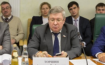 А. Торшин Заседание Комитета Совета Федерации по аграрно-продовольственной политике и природопользованию