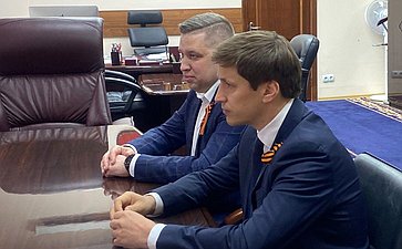 Иван Новиков в ходе работы в регионе провел рабочую встречу с начальником УФСИН России по Архангельской области Михаилом Девятовым