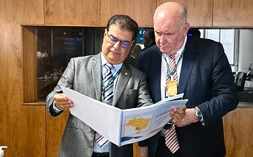 Григорий Карасин провел встречу с председателем Комитета по международным делам и национальной обороне Федерального сената Бразилии Нельсиньо Традом