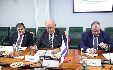 Встреча председателя Комитета СФ по международным делам Григория Карасина с Чрезвычайным и Полномочным Послом Государства Израиль в РФ Александром Бен Цви