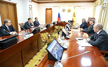 Встреча сенаторов РФ с руководством Чувашской Республики